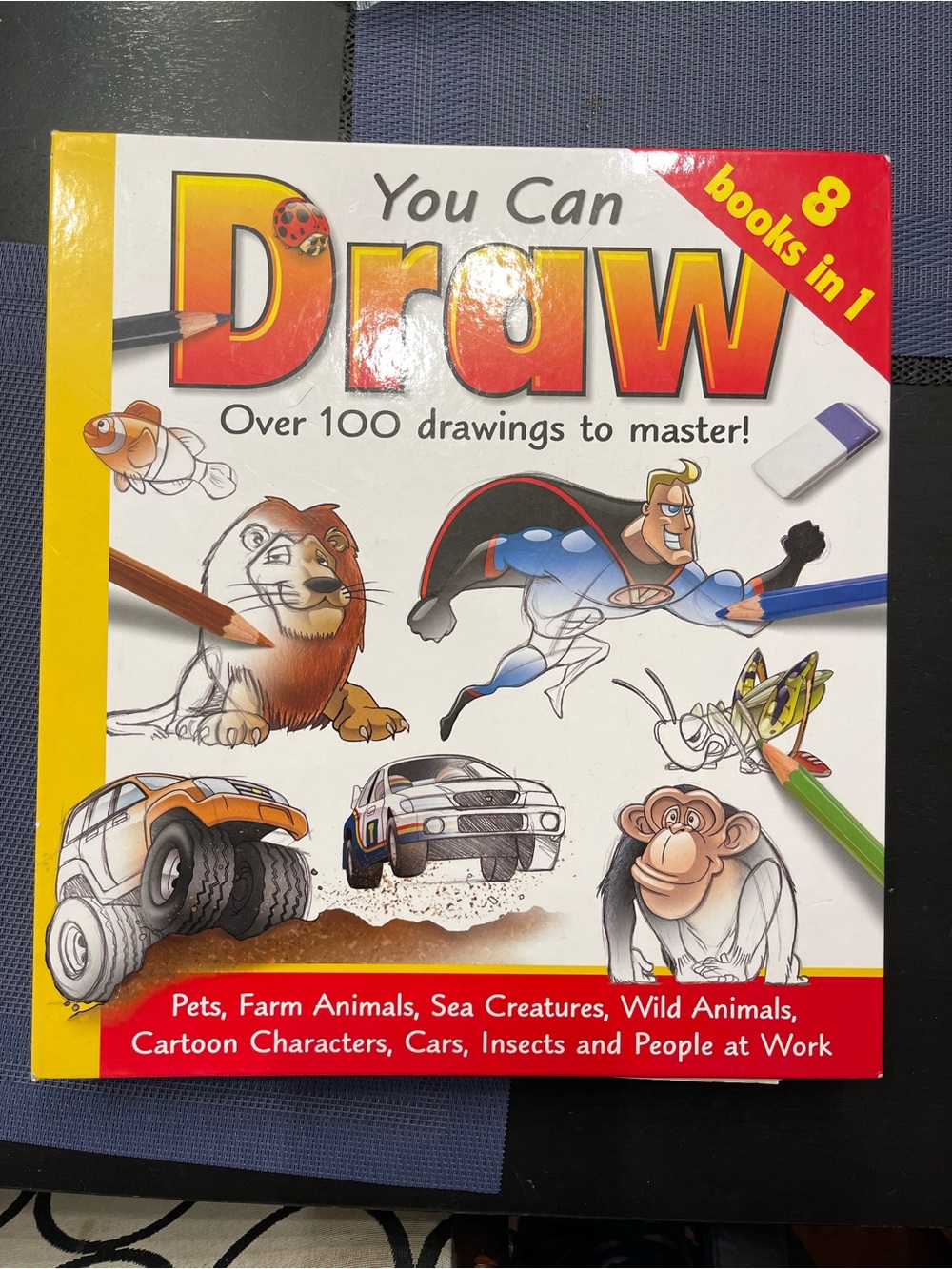 You Can Draw - Kids Drawing Book (Yellow/Red)